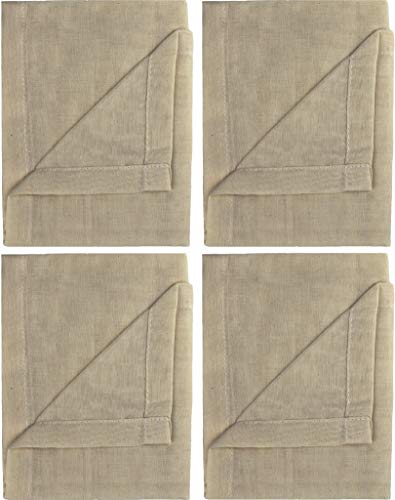  Annie's Kitchen Cheesecloth, 20x20 Inch, Grade 90 100% Unbleached Pure Cotton Muslin Cloth For Straining, Ultra Fine Reusable Hemmed Edge Double Layer Cheese Cloth Fabric For Jams, Cold Brew Coffee