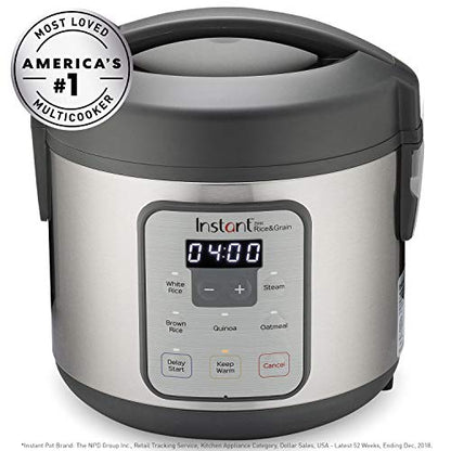  Zest 8 Cup One Touch Rice Cooker, Steamer, Cooks Rice, Grains, Quinoa And Oatmeal, No Pressure Cooking Functionality