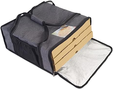  Insulated Pizza & Food Delivery Bags Pizza Bag,Pizza Carrier Warmer Bag For Delivery,20" X 20" X 8"(Upgrade)