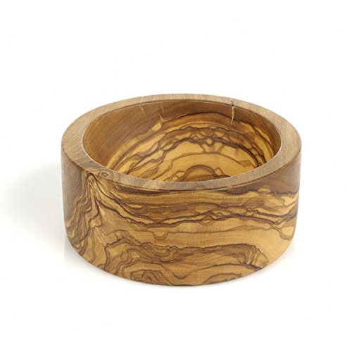  French 3" Olive Wood Salt Bowl And Mini Salt Scoop Gift Set, Imported
