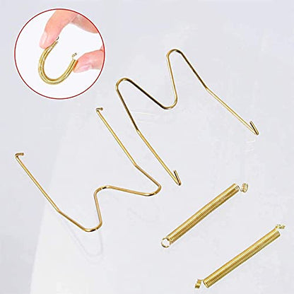  12 Pcs Plate Hangers Sets, Invisible Wire Wall Plate Hangers, Stainless Steel Decorative Plates With 12 Pieces Wall Hooks For Decorative Plates And Art (6 Inch)