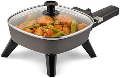  TM-602SK Electric Skillet, 6 Inch, Black