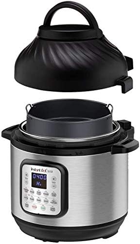  Duo Plus, 6-Quart Whisper Quiet 9-in-1 Electric Pressure Cooker, Slow Cooker, Rice Cooker, Steamer, Sauté, Yogurt Maker, Warmer & Sterilizer, Free App With 1900+ Recipes, Stainless Steel
