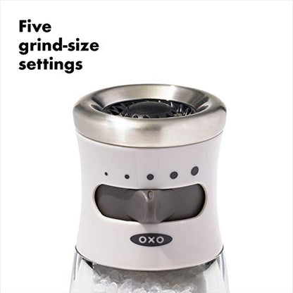  NEW OXO Good Grips Contoured Mess-Free Salt Grinder