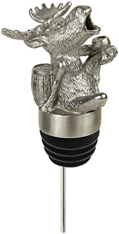  My Pour Head Stainless Steel Animal Wine Pourer Aerator - Giraffe (Other Designs Available)