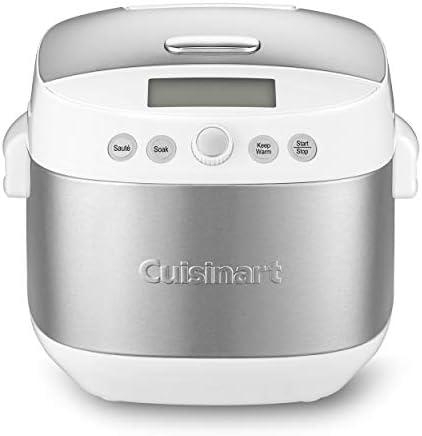 Cuisinart CRC-400 4 Cup Rice Cooker, Stainless Steel Exterior