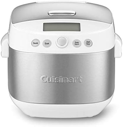 Cuisinart CRC-400 4 Cup Rice Cooker, Stainless Steel Exterior