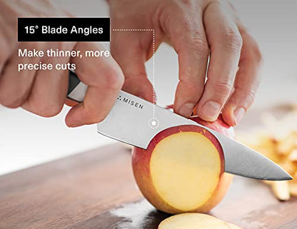  5.5 Inch Utility Knife - Medium Kitchen Knife For Chopping And Slicing - High Carbon Stainless Steel Sharp Cooking Knife, Gray