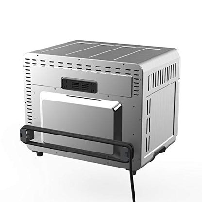  10 In 1 Electronic Multifunction 360 Degree Hot Air Technology Countertop Oven, Silver Chrome, 25 Liter Capacity
