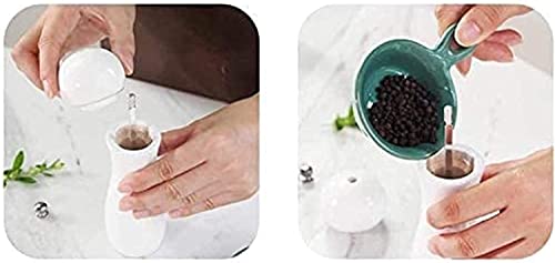 GENERIC Ceramic Tune 6 Inch Pepper Grinder Pepper Sea Salt Manual Grinder High-value Seasoning Bottle Barbecue Tool