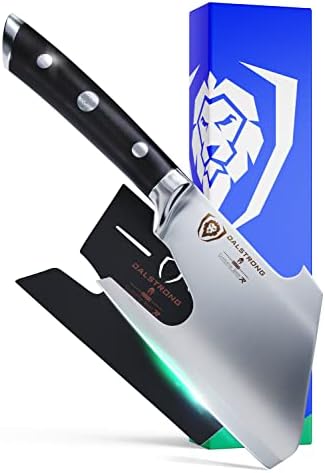  Meat Cleaver Knife - 7 Inch - Gladiator Series - Heavy Duty - Razor Sharp - Forged High Carbon German Steel Kitchen Knife - Sheath Included - NSF Certified