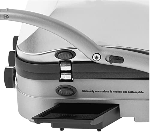 Cuisinart Panini Press, Stainless Steel Griddler, Sandwich Maker & More, 5-IN-1, GR-4NP1