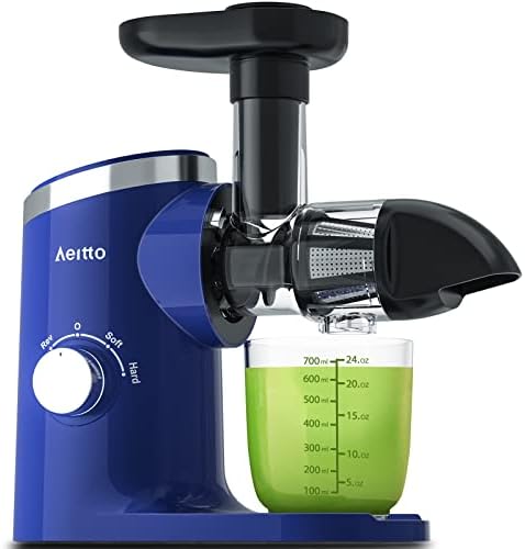  Slow Juicer,Aeitto Celery Juicer Machines,Masticating Juicer,Cold Press Juicer, Juice Extractor With 2-Speed Modes,Reverse Function & Quiet Motor For Vegetables And Fruits,Easy To Clean With Brush