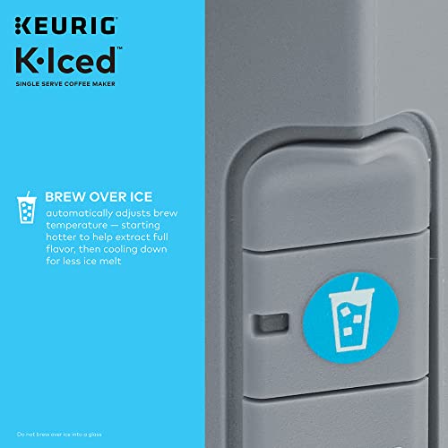 Keurig® K-Iced Coffee Maker, Single Serve K-Cup Pod Iced Coffee Maker, With Hot And Cold Coffee Capabilities, Brews Any K-Cup Pod, Gray