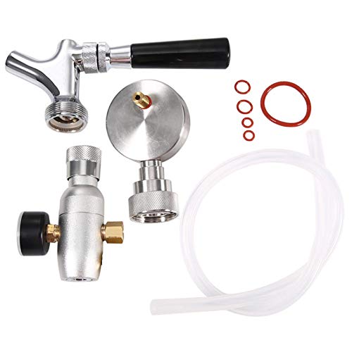  Beer Faucet Stainless Steel Beer Spear Faucet Tap Dispenser Kit For 2L/3.6L/4L Mini Keg Beer Growler
