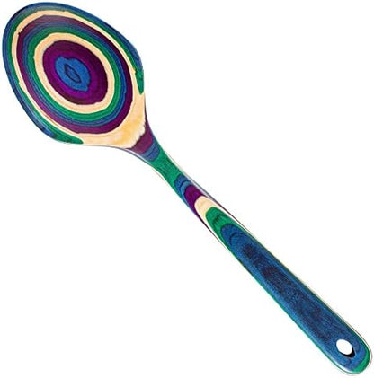  Ique Mumbai Collection 2-in-1 Wooden Measuring Spoon With Tablespoon And Teaspoon Measurements