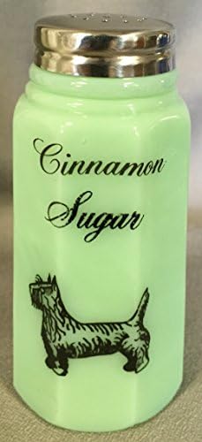  Cinnamon Sugar Shaker - Paneled - Mosser - American Made (Jade W/Black Cat)