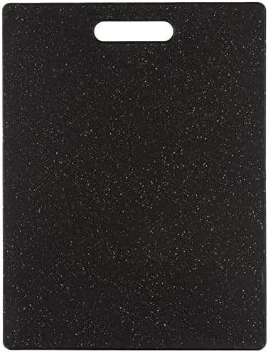  Grippboard Cutting Board With Non-Slip Feet, 11 By 14.5 Inches, Dark Granite Pattern And Black