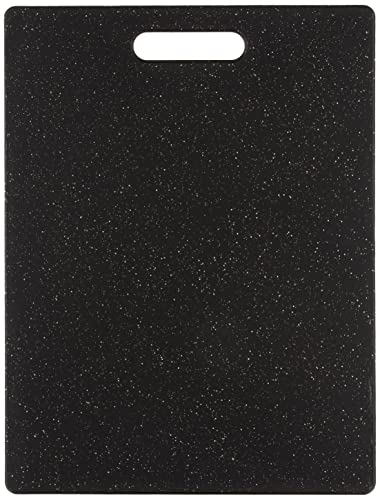  Grippboard Cutting Board With Non-Slip Feet, 11 By 14.5 Inches, Dark Granite Pattern And Black