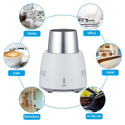  COOKOE Quick Cooling Coaster，Electric Cooling Cup,Drink Chiller,Portable Instant Cooling Cup USB Smart Electric Drink Cooler Cup Convenient Cooling Freezer For Home Kitchen Outdoor Coolers