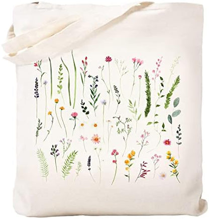  Haukea Canvas Tote Bag For Women Aesthetic Cute Tote Bags Inspirational Gifts For Women Beach Bags Reusable Grocery Bags