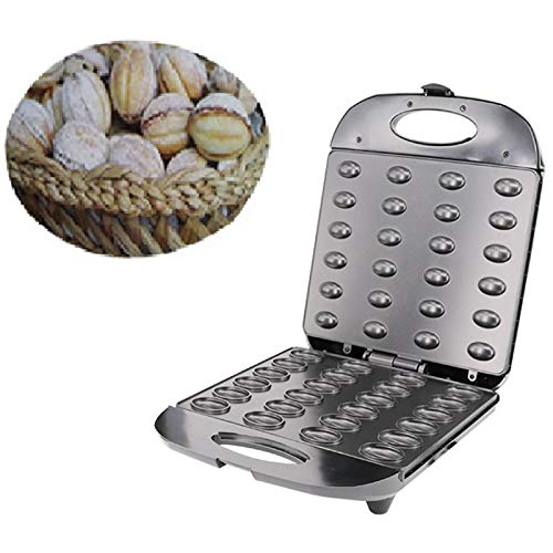  Affle Maker ， Mini Nut Waffle Electric Walnut Cake Maker Automatic Bread Baking Machine Bakeware Sandwich Iron Toaster Breakfast Pan Oven