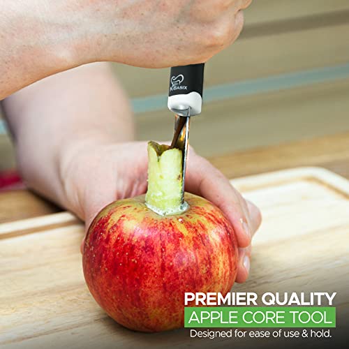  Pple Corer Stainless Steel With Soft Rubber Handle, Apple Corer Tool For Pears, Bell Peppers, Kitchen Gadget Tool For Apple Core Remover Tool, Apple Peeler And Corer