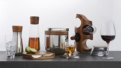  Blend Bar Board With Knife | 9-Inch Board | 7-Inch Knife | Made Of Acacia Wood And Stainless Steel | Ideal For Prep And Serving | Designed By Neil Cohen