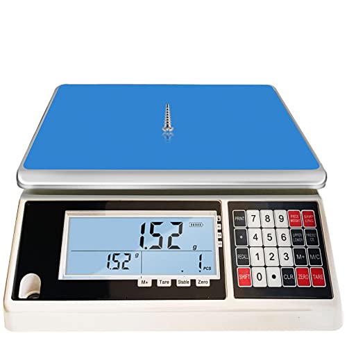  Electronic Price Computing Scale 66 LB Computing Commercial Food Meat Produce Electronic Counting Weight Lb/g/Kg With Large Display And Rechargeable Battery