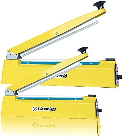 Sealer Pro - 8 Inch Impulse Heat Sealer - 2mm Sealing Width - Manual Heat Sealer Machine For All Bags - Most Heavy Duty For Strong, Secure Sealing For Long Term Food Storage - Extra 2 Replacements, 2 Fuses Included(Pink)