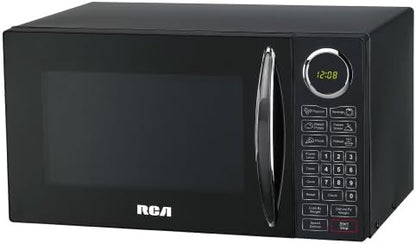 RCA RMW953-BLUE RMW953 0.9-Cubic Feet Microwave Oven With Oversized Display, Blue