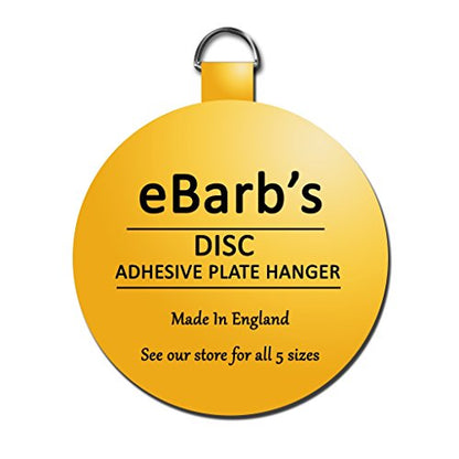  EBarb's"The Original" English Plate Hanger Disc-a Quantity Of Four 1.25 Inch Hangers