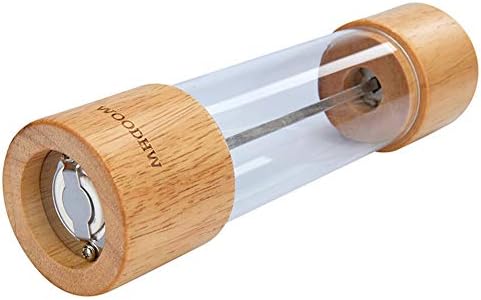  Wooden Salt Pepper Grinder Coffee Bean Shaker Spice Mill