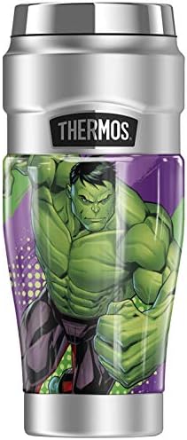 Thermos MARVEL - Hulk Incredible STAINLESS KING Stainless Steel Travel Tumbler, Vacuum Insulated & Double Wall, 16oz