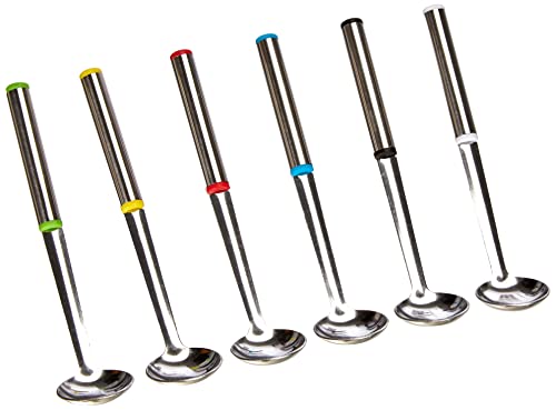  Fondue Spoons, One Size, Silver