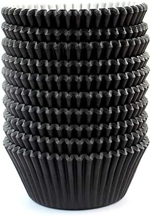  Standard Size Baking Cups Food-Grade Greaseproof Paper Cupcake Liners 200 Pcs (Natural)