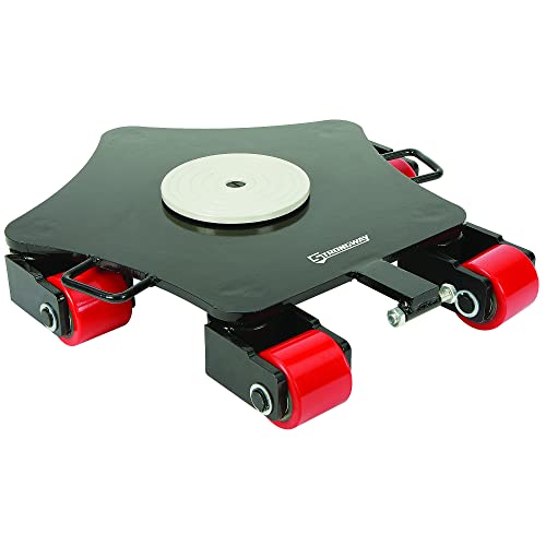  Omni-Directional Machinery Mover, 8000-Lb. Capacity, 360° Rotation, Model# CRO-4