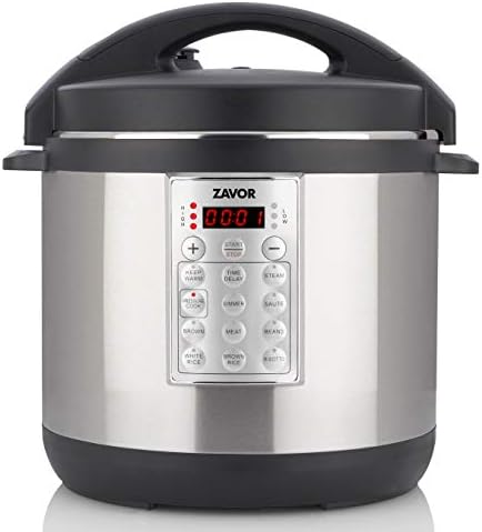  Zavor Select 6 Quart Electric Pressure Cooker And Rice Cooker With Non-stick Inner Cooking Pot And Brushed Stainless Steel Finish (ZSESE01)