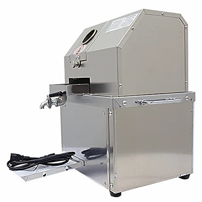  Electric Sugar Cane Press Juicer Machine 110V Sugarcane Juice Extractor With 3 Rollers For Sugarcane Ginger Sweet Sorghum Juicing Extractor Pressing