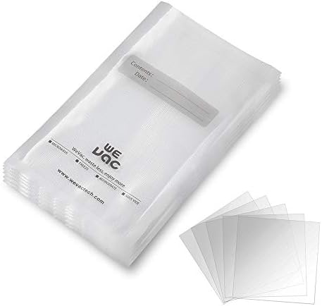  Vacuum Sealer Bags 100 Quart 8x12 Inch For Food Saver, Seal A Meal, Weston. Commercial Grade, BPA Free, Heavy Duty, Great For Vac Storage, Meal Prep Or Sous Vide