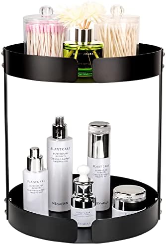  2 Tier Bathroom Counter Organizer, Premium Bathroom Sink Organizer Countertop, Kitchen Spice Rack Storage Shelf, Living Room Organization, Dresser Top Organizer & Vanity Tray, Bedroom Storage