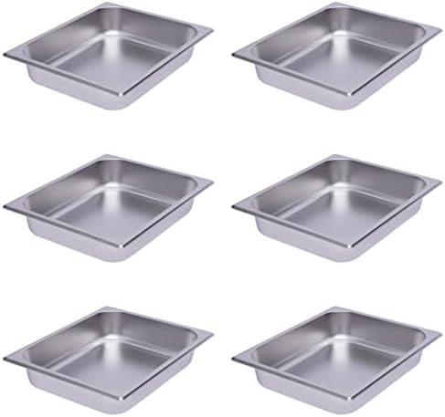  4 Pcs Hotel Pan Steam Table Pans With Lid, 4" Deep Full Size Stainless Steel Food Pan With Cover, Buffet Servers Pans Food Warmer Catering Pan Hot Steam Tray Water Pan For Restaurant Commercial