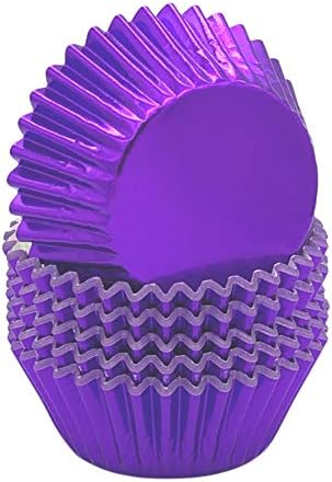  Classic Black Paper-Lined Foil Cupcake Liners Standard Baking Cups For Party And More, 120-Count