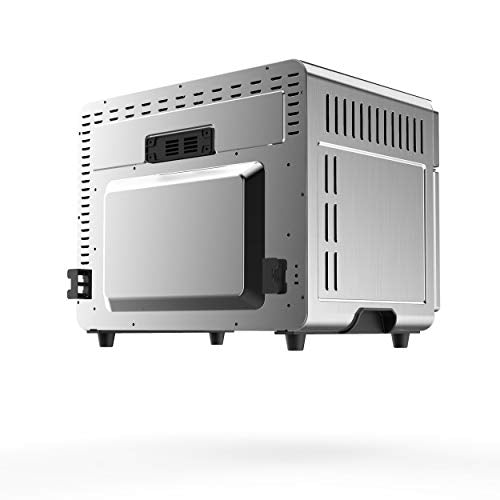  10 In 1 Electronic Multifunction 360 Degree Hot Air Technology Countertop Oven, Silver Chrome, 25 Liter Capacity