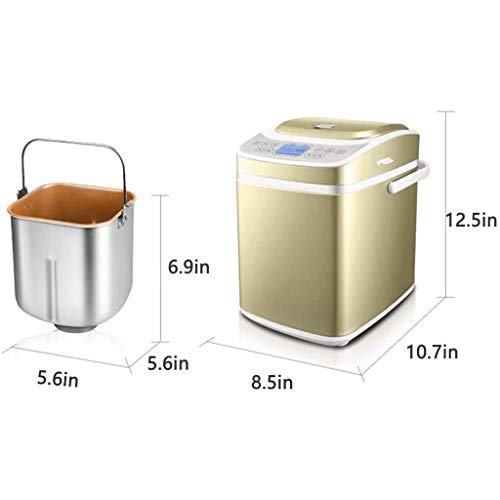  Bread Maker Machine Stainless Steel Toaster Makers Multi-Use Programmable 19 Menu Settings For Home Bakery