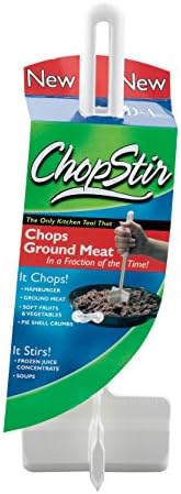  ChopStir Original Ground Meat Chopper, Frozen Juice Concentrate Stirrer, Heat-Resistant Nylon, Made In The USA, Black