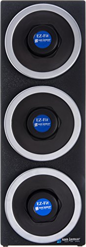  C2903 EZ-Fit Dimension Polystyrene Beverage Dispenser Cabinet With Metal Finish Trim Rings, 7-3/4" Width X 22-3/8" Height X 23-3/4" Depth