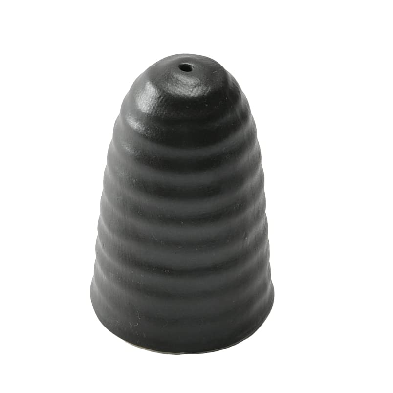  セトモノホンポ(Setomonohonpo) Oxidized Black Tubular Sprinkle [2.0 X 3.2 Inches (52 X 82 Mm] (Dining Table) Condiment Container