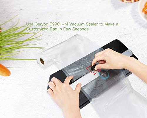  Vacuum Sealer Bags Rolls, 8x50ft & 11x50ft For Food Storage, Double Sided Texture, BPA Free, Heavy Duty, Great For Vacuum Seal Storage, Meal Prep Or Sous Vide