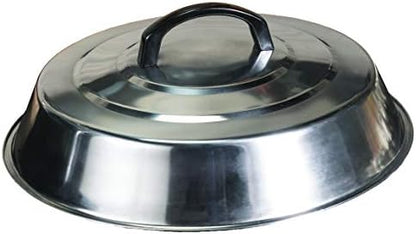 Blackstone Griddle Accessories - 12 Inch Round Basting Cover - Stainless Steel - Cheese Melting Dome And Steaming Cover - Best For Use In Flat Top Grill Cooking Indoor Or Outdoor